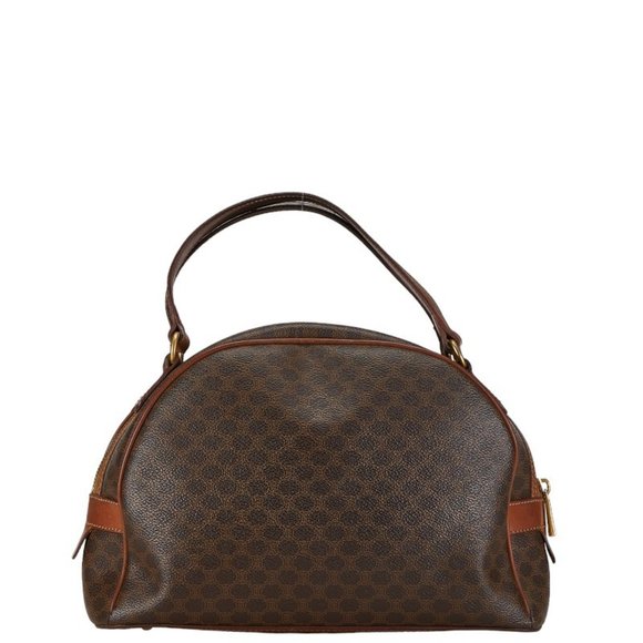 Celine Macadam Tote Bag Handbag Brown PVC Women's CELINE - Picture 4 of 11